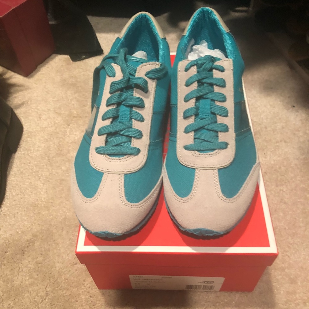 Turquoise Coach Sneakers